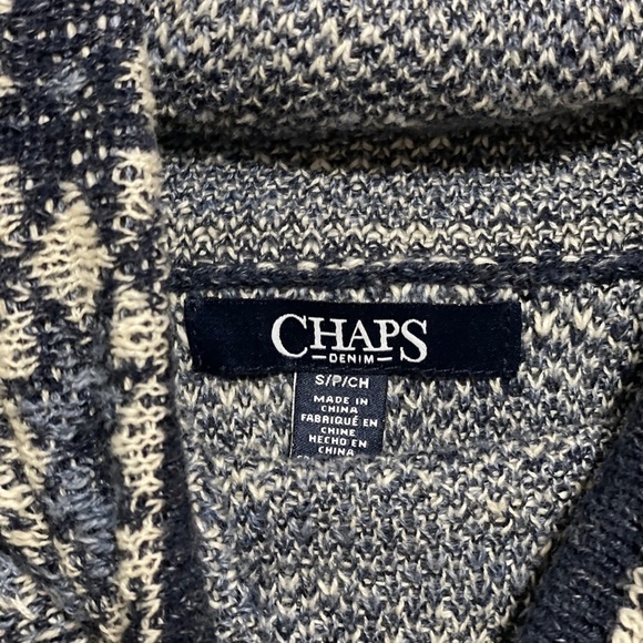 Chaps Cowl Neck Fair Isle Sweater size small - Picture 3 of 6